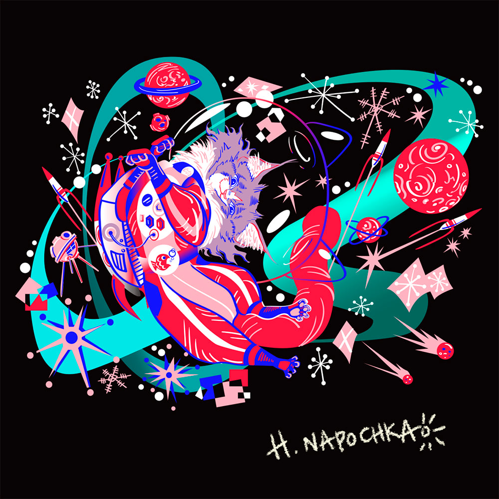 Haruko Napochka — Correspondances #3 — original postcard artwork