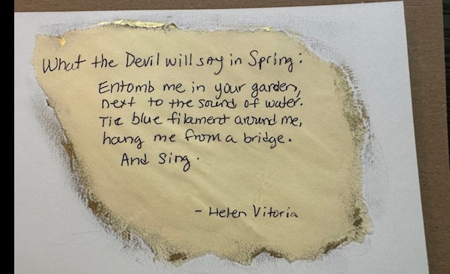 Helen Vitoria — Correspondances #1 — original postcard artwork