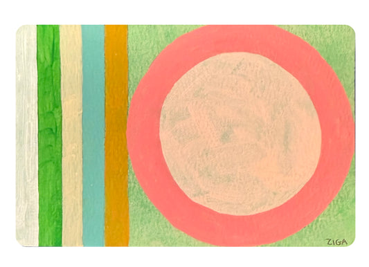 Helen Ziga — Correspondances #1 — original postcard artwork