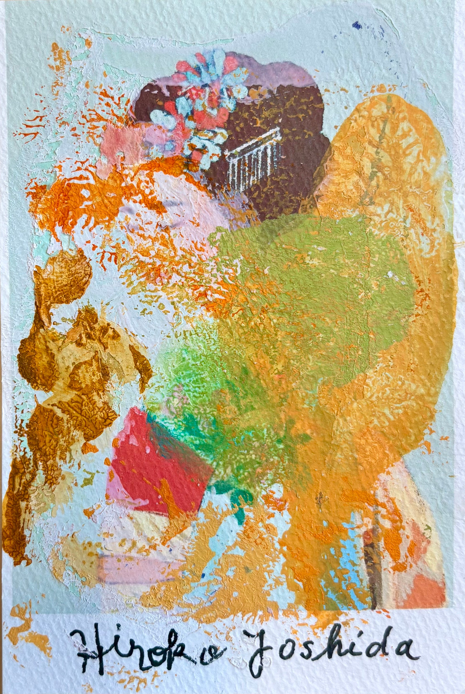 Hiroko Yoshida — Correspondances #1 — original postcard artwork