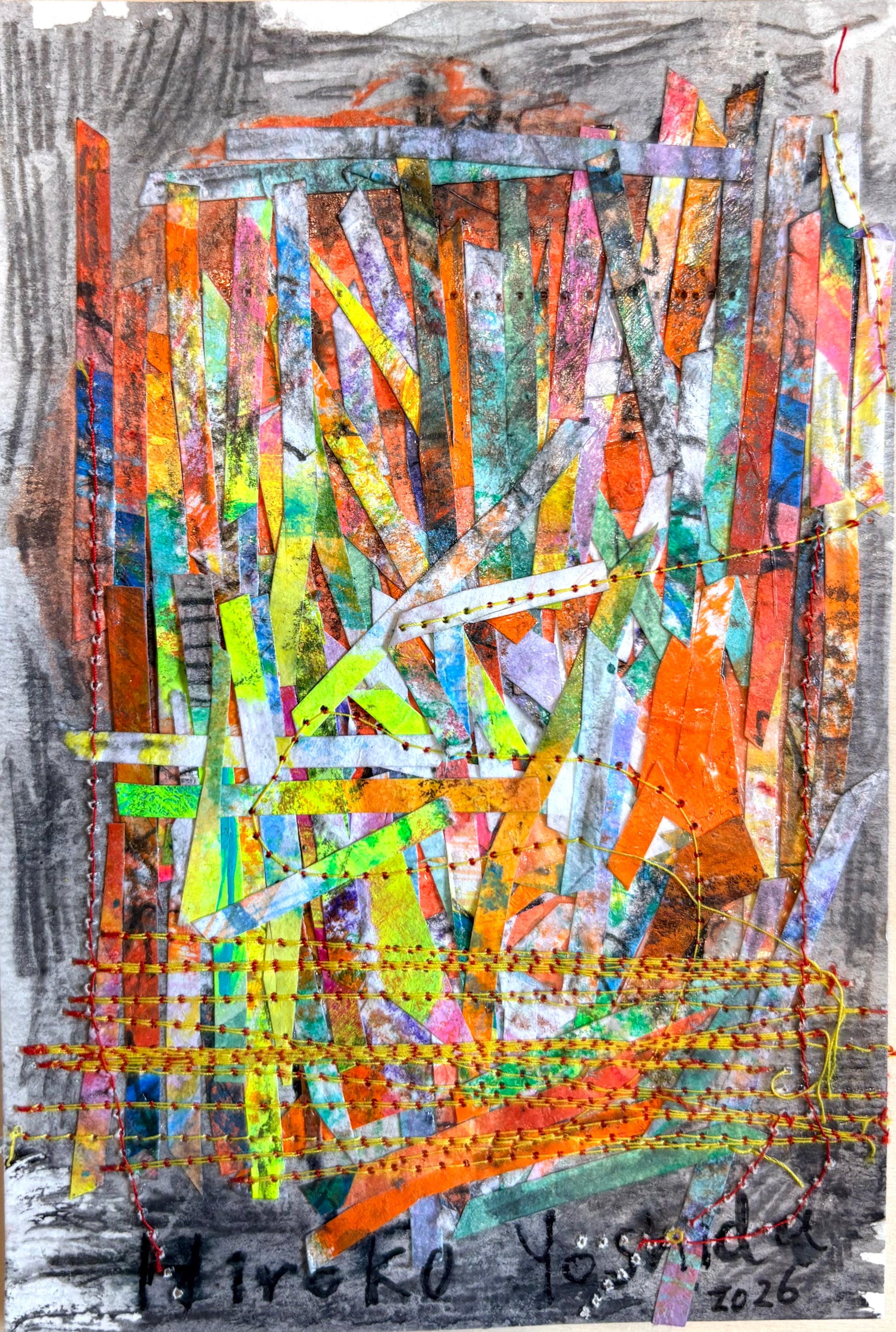 Hiroko Yoshida — Correspondances #2 — original postcard artwork