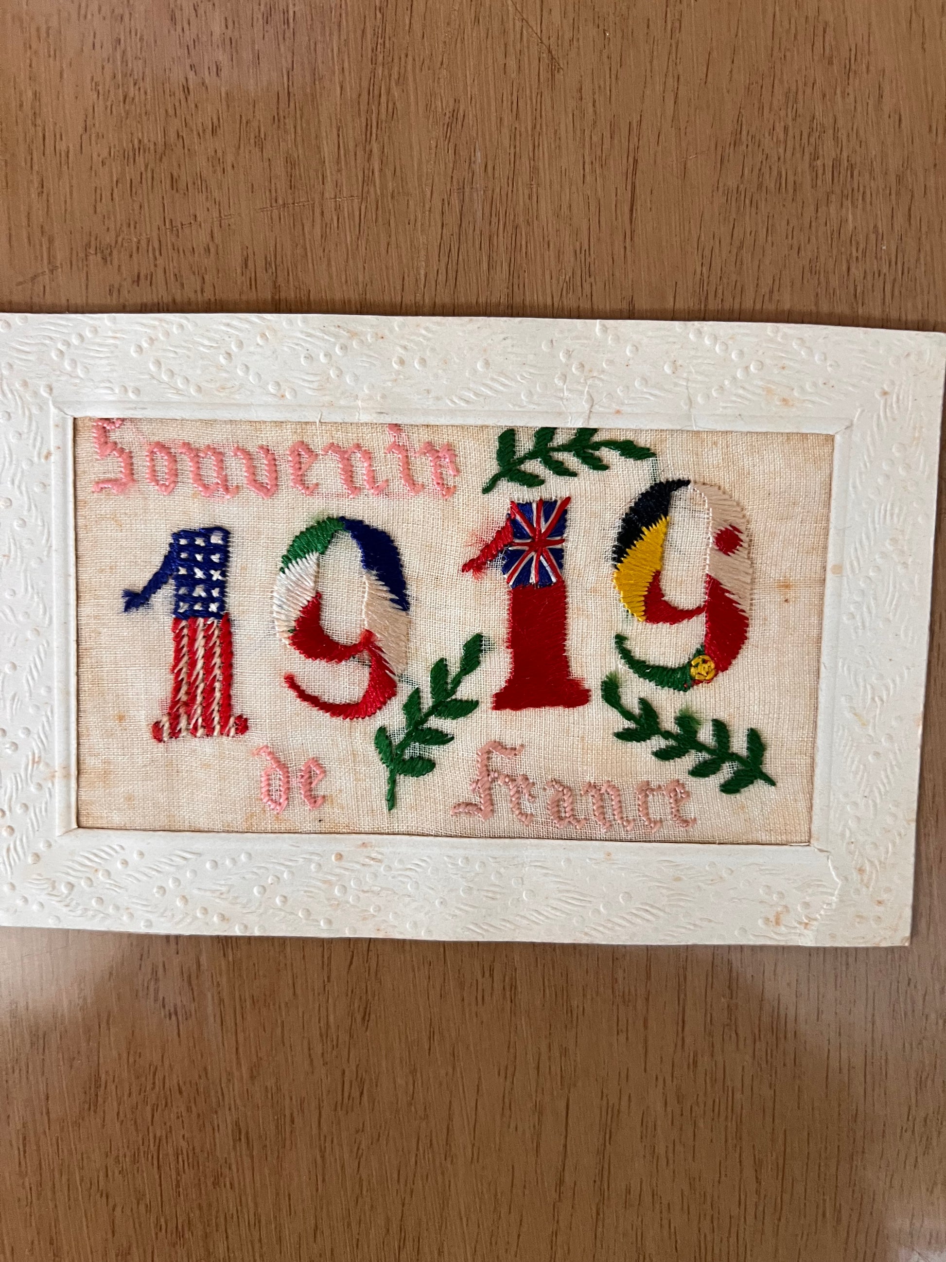 Hope Berschler — Correspondances #2 — original postcard artwork