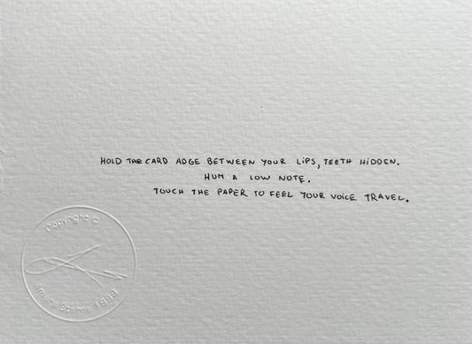ILMĀRS ŠTERNS — Correspondances #3 — original postcard artwork