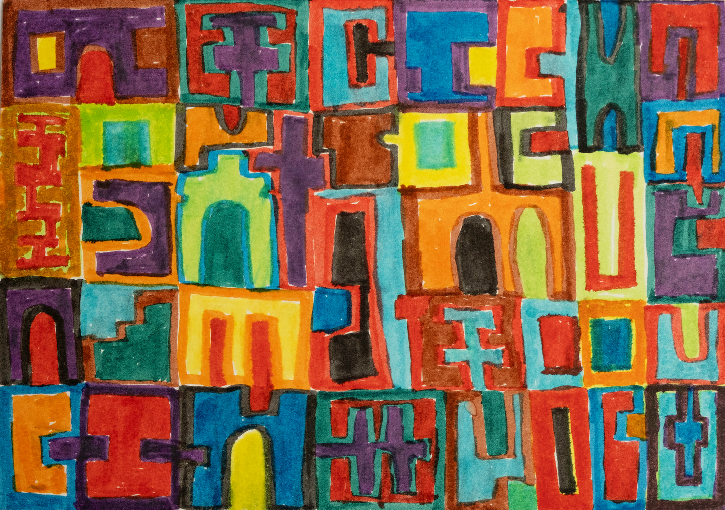 Ian Jones — Correspondances #1 — original postcard artwork