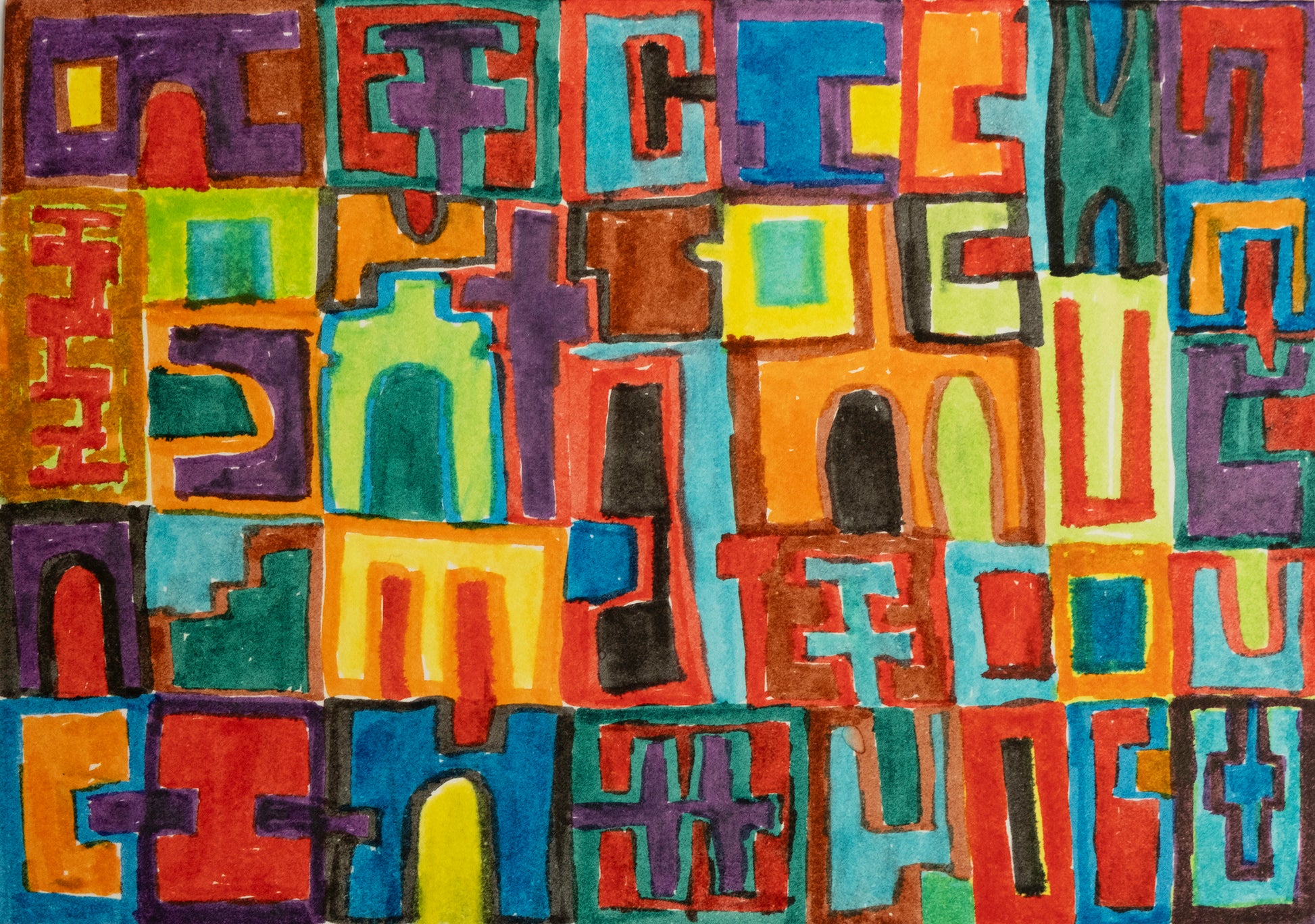 Ian Jones — Correspondances #1 — original postcard artwork