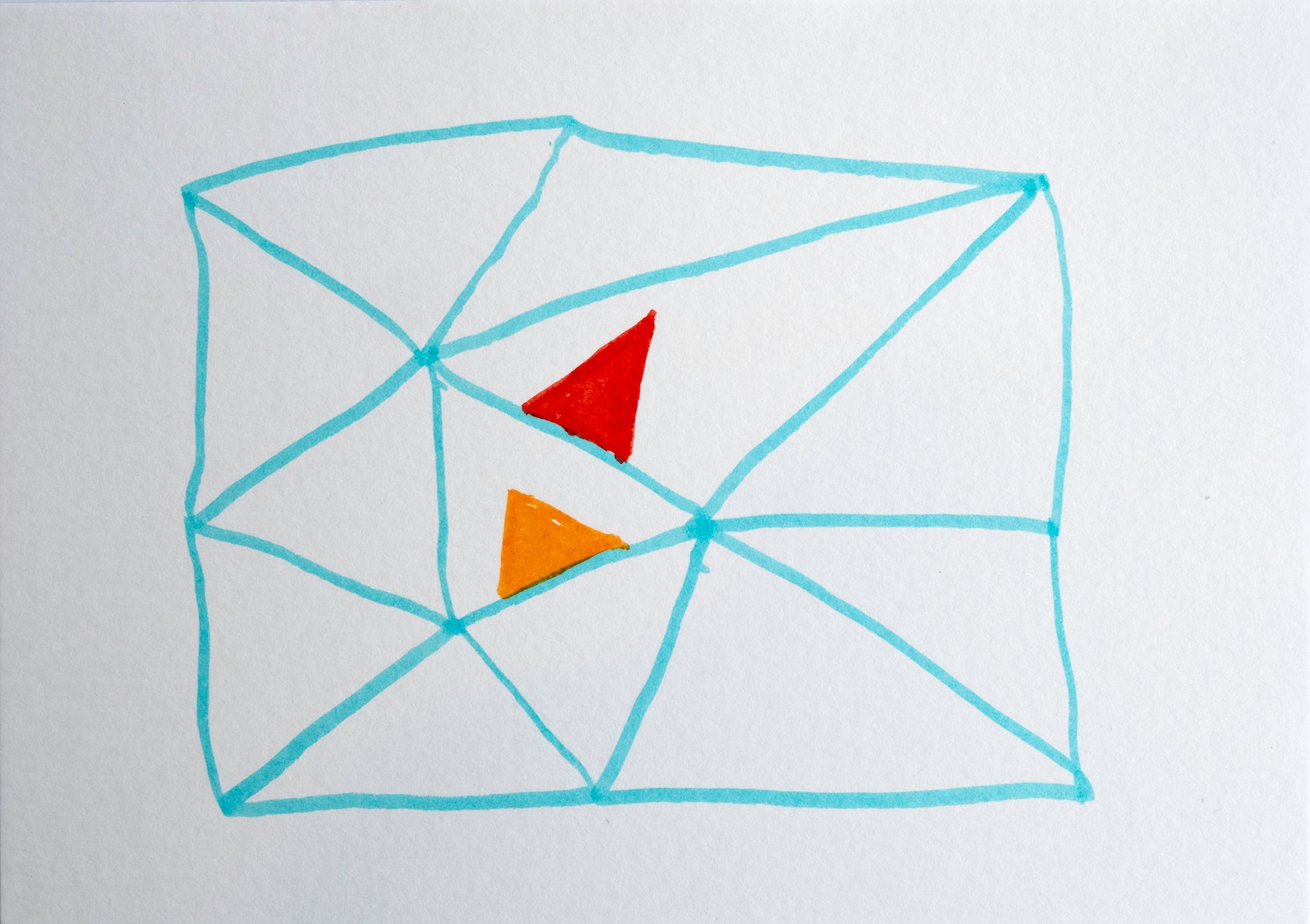 Ian Jones — Correspondances #2 — original postcard artwork