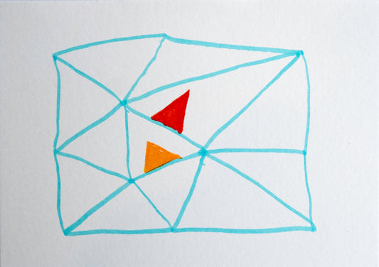 Ian Jones — Correspondances #2 — original postcard artwork