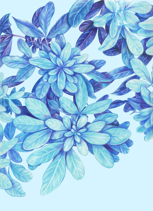 Indigo Regalado — Correspondances #3 — original postcard artwork