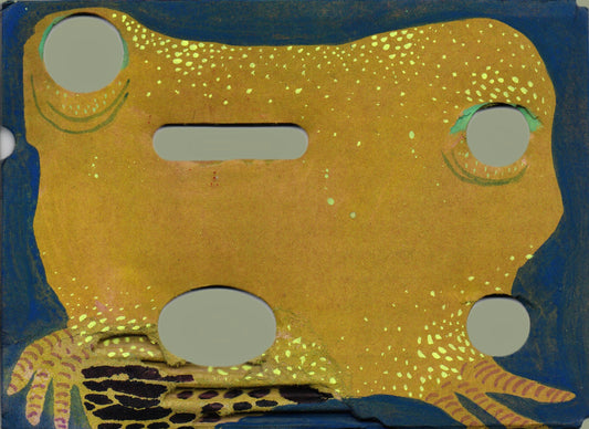 Irene Berra — Correspondances #2 — original postcard artwork