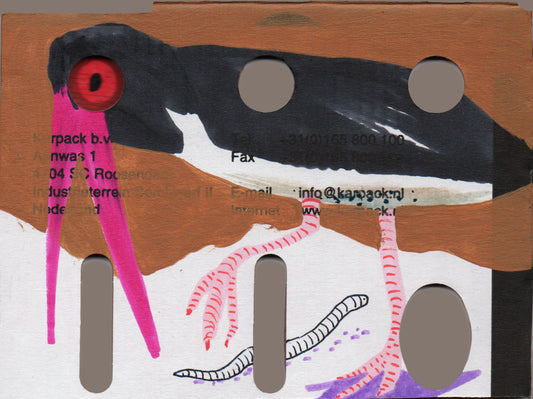 Irene Berra — Correspondances #3 — original postcard artwork