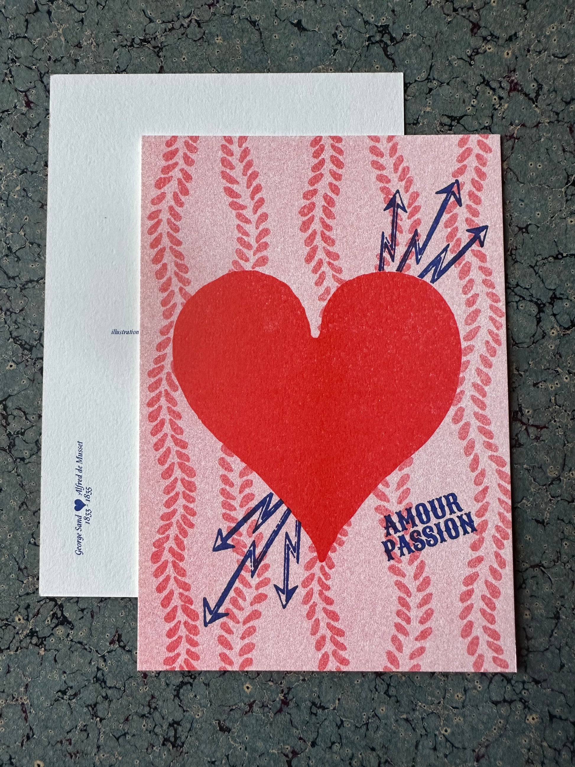 Isabelle DUBOIS-MILHIET — Correspondances #2 — original postcard artwork