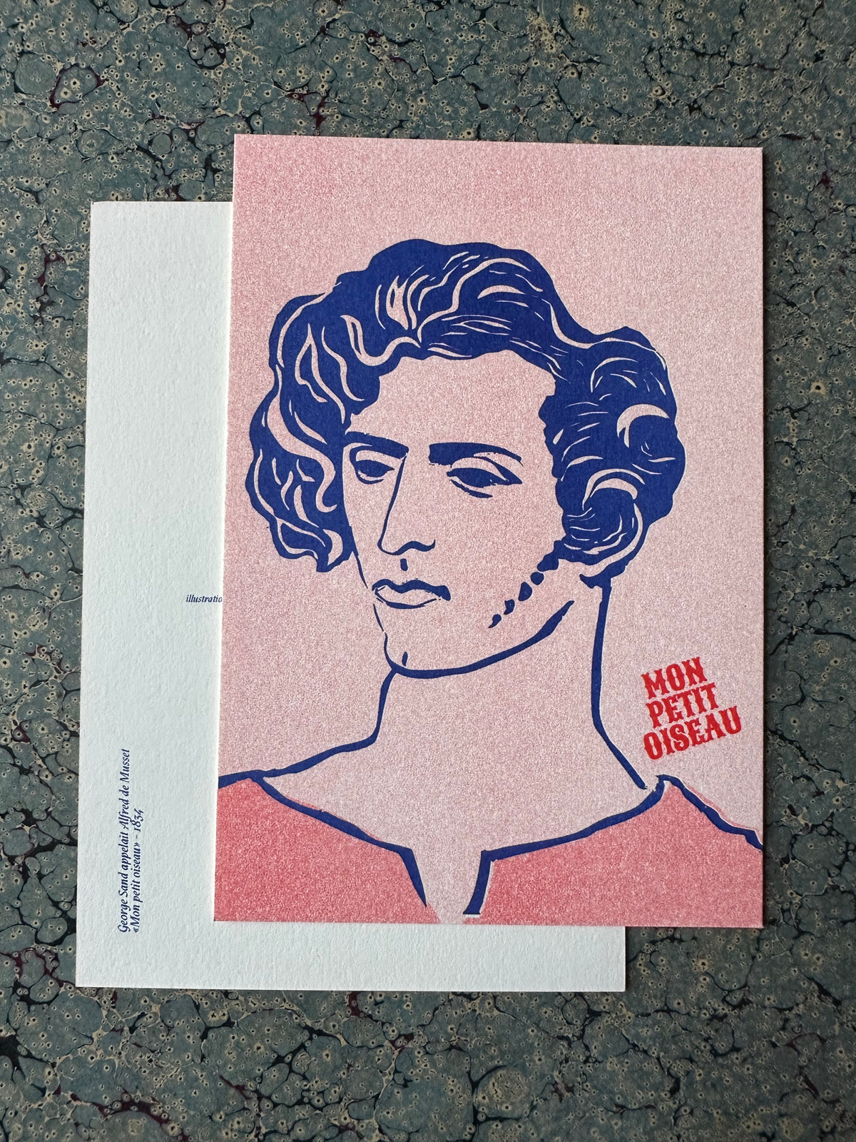 Isabelle DUBOIS-MILHIET — Correspondances #3 — original postcard artwork