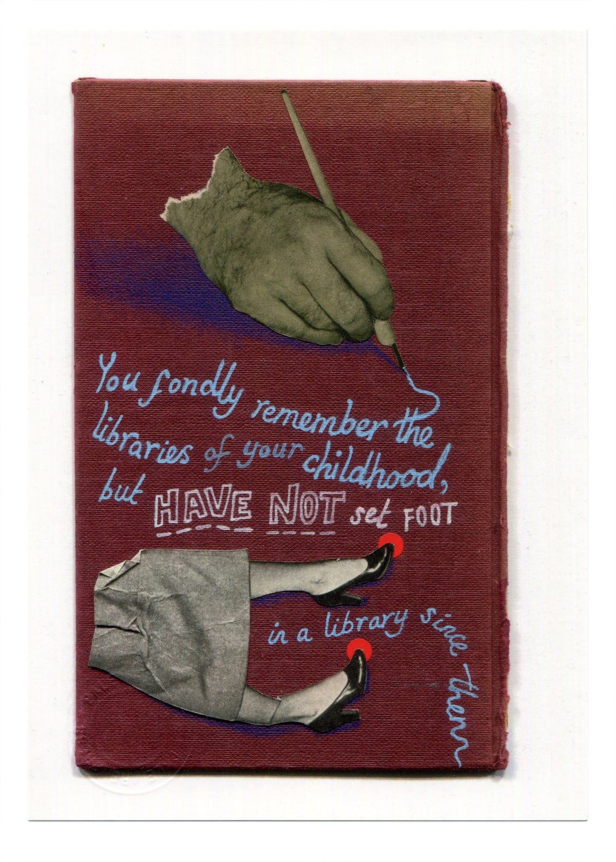 Jac Batey — Correspondances #3 — original postcard artwork
