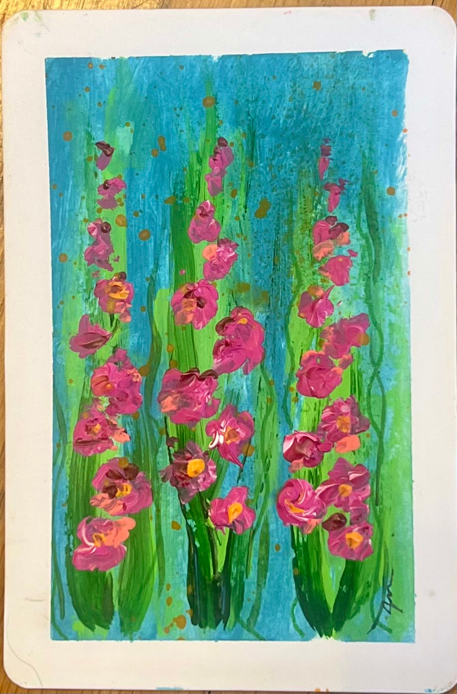 Jamie Pederson — Correspondances #1 — original postcard artwork