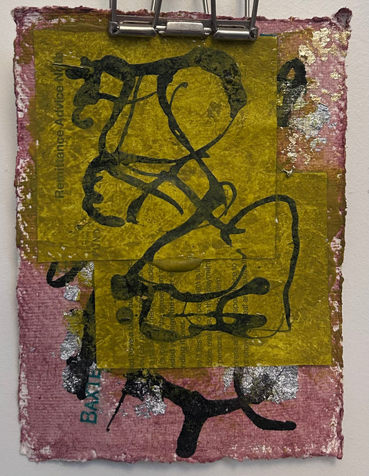 Jane Eddleston — Correspondances #3 — original postcard artwork