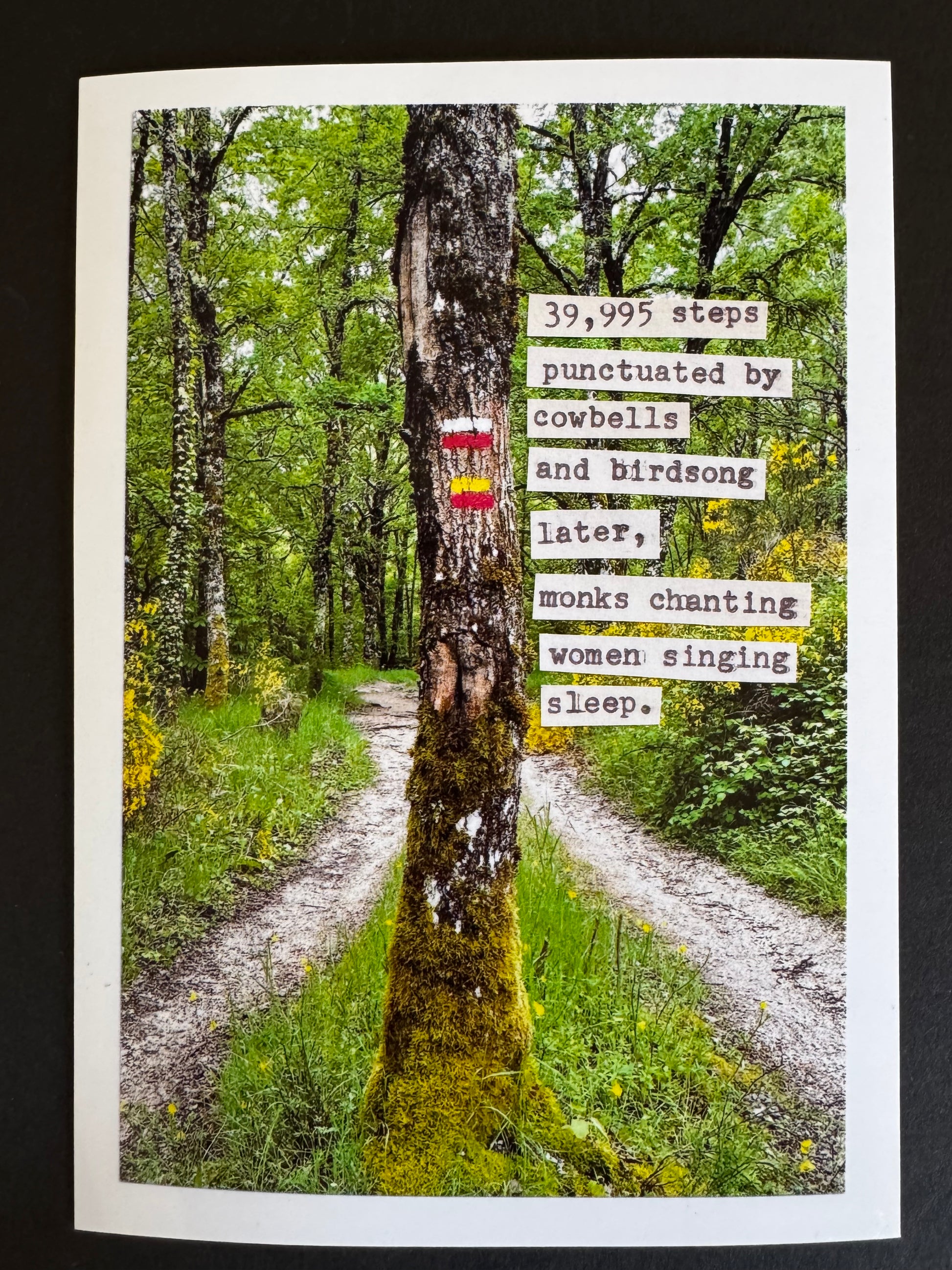 Janny Thompson — Correspondances #3 — original postcard artwork