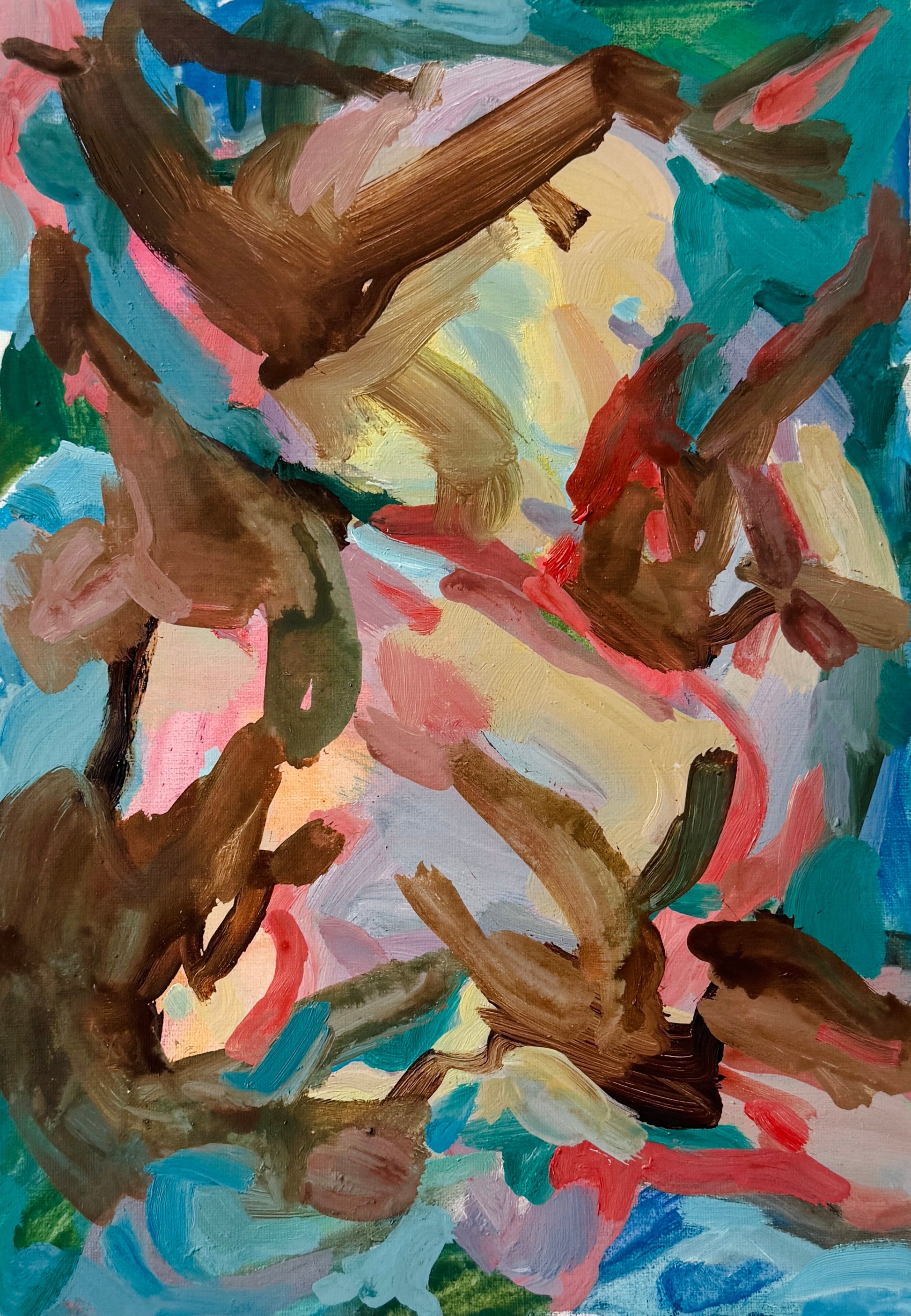 Jenia Demchenko — Correspondances #1 — original postcard artwork