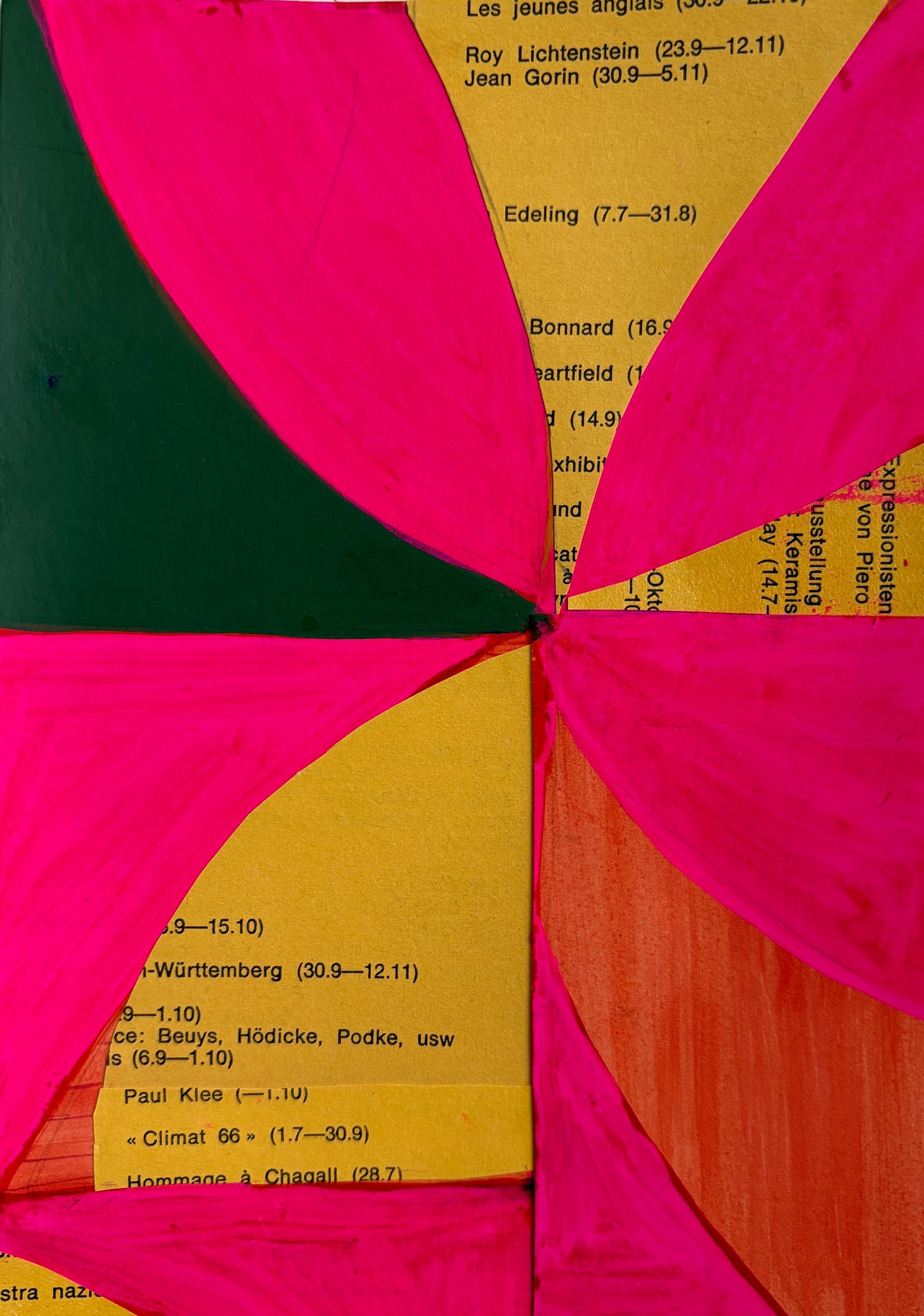 Jenifer Kobylarz — Correspondances #1 — original postcard artwork