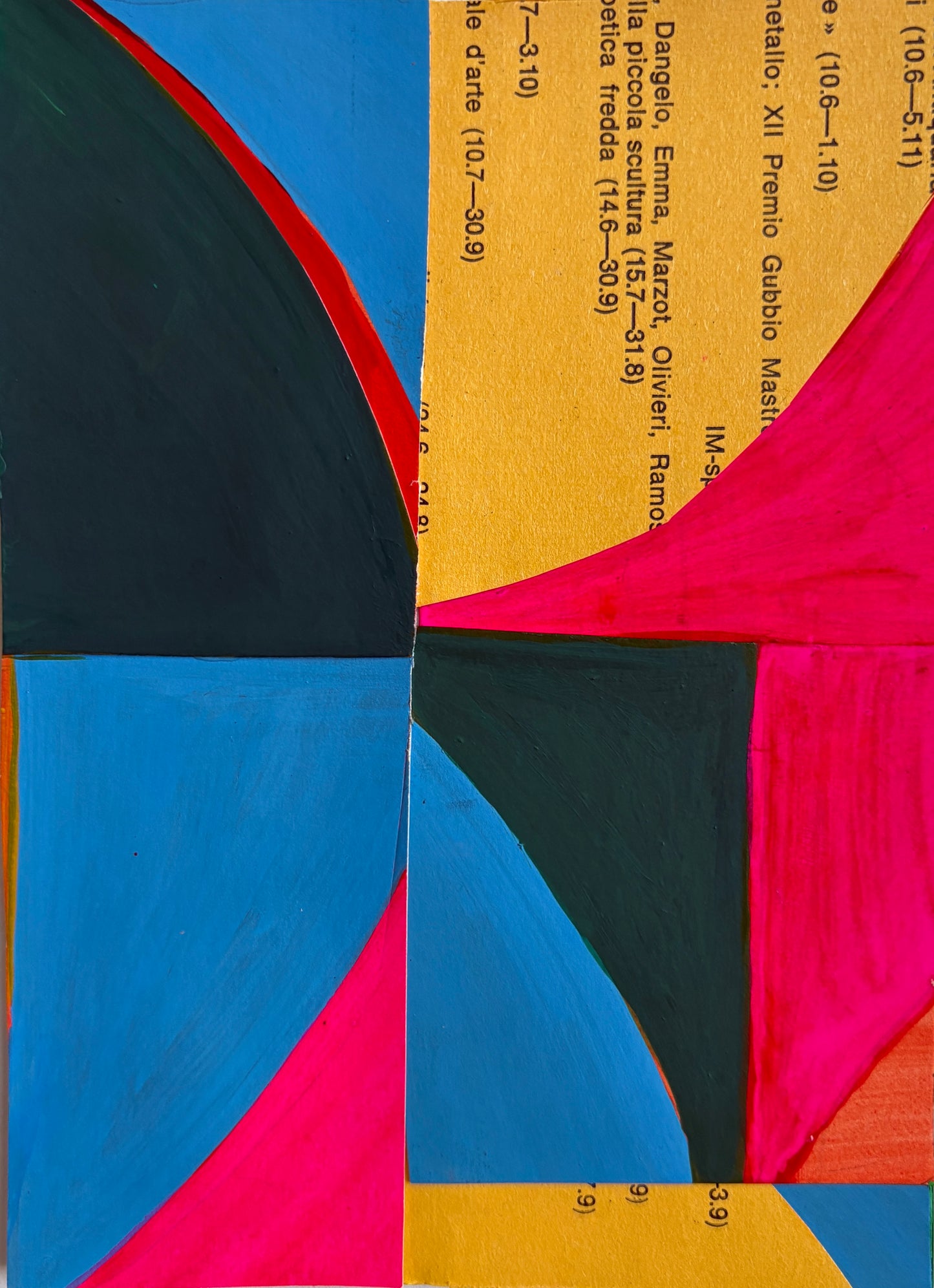 Jenifer Kobylarz — Correspondances #2 — original postcard artwork