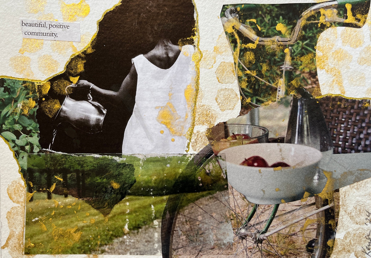 Jenny Keyser — Correspondances #1 — original postcard artwork