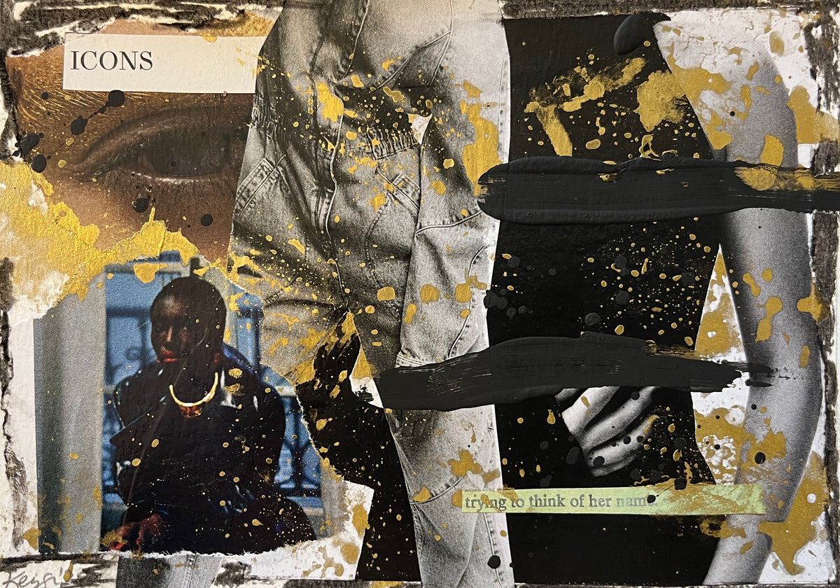 Jenny Keyser — Correspondances #2 — original postcard artwork