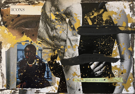 Jenny Keyser — Correspondances #2 — original postcard artwork