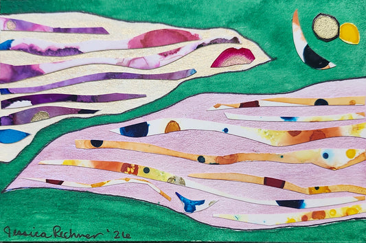 Jessica Rechner — Correspondances #3 — original postcard artwork