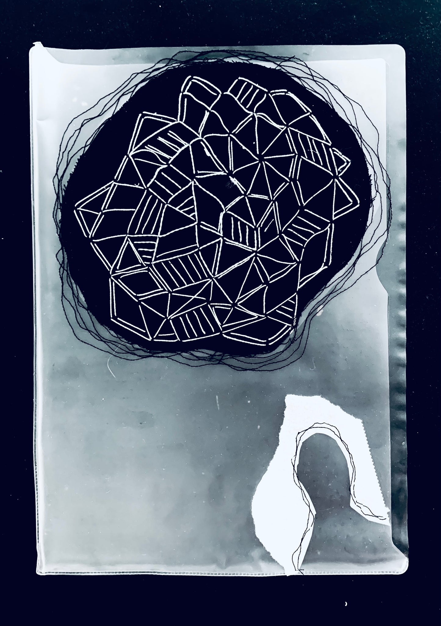 Johanna Törnqvist — Correspondances #2 — original postcard artwork