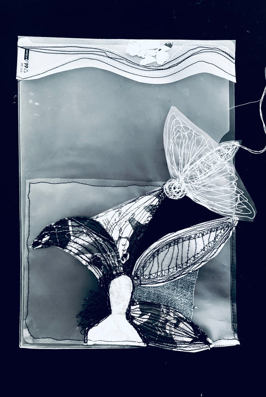 Johanna Törnqvist — Correspondances #3 — original postcard artwork