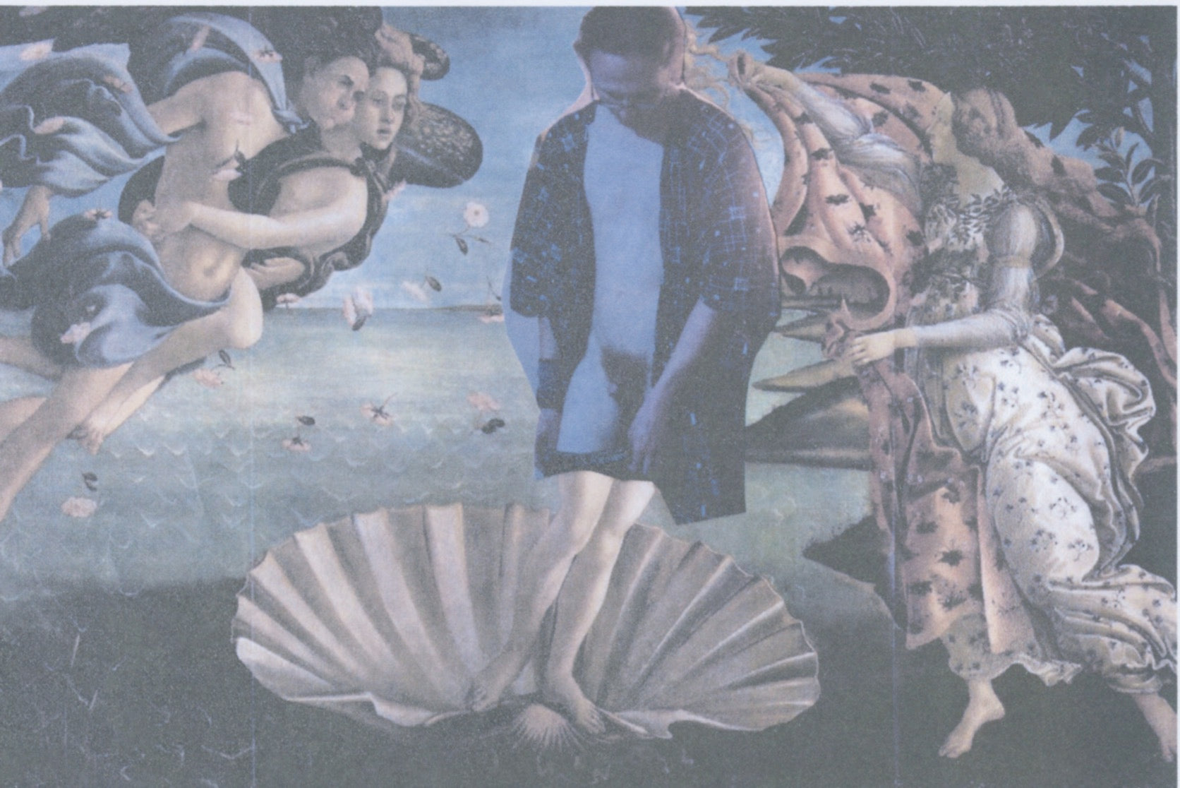 John Landry — Correspondances #1 — original postcard artwork