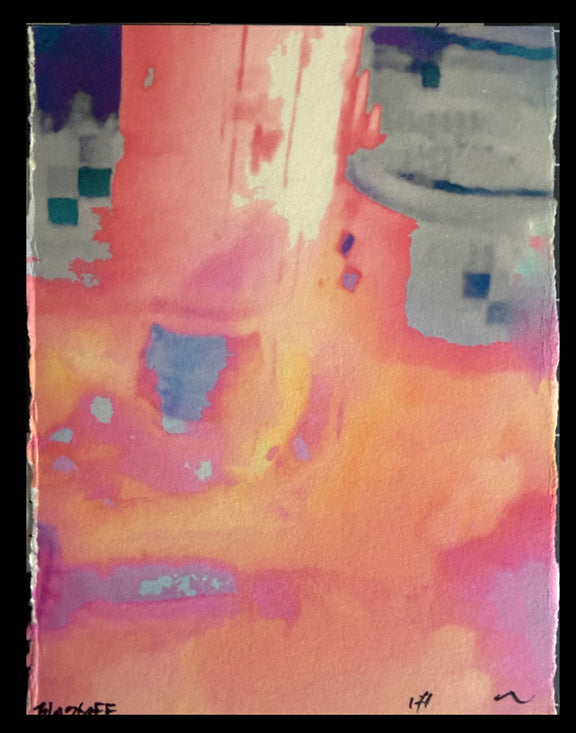 John Nanian — Correspondances #1 — original postcard artwork