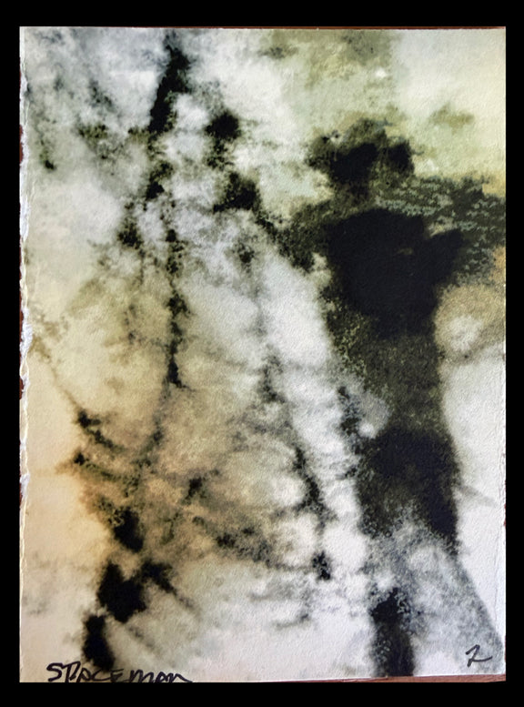 John Nanian — Correspondances #3 — original postcard artwork