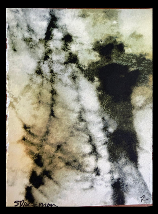 John Nanian — Correspondances #3 — original postcard artwork