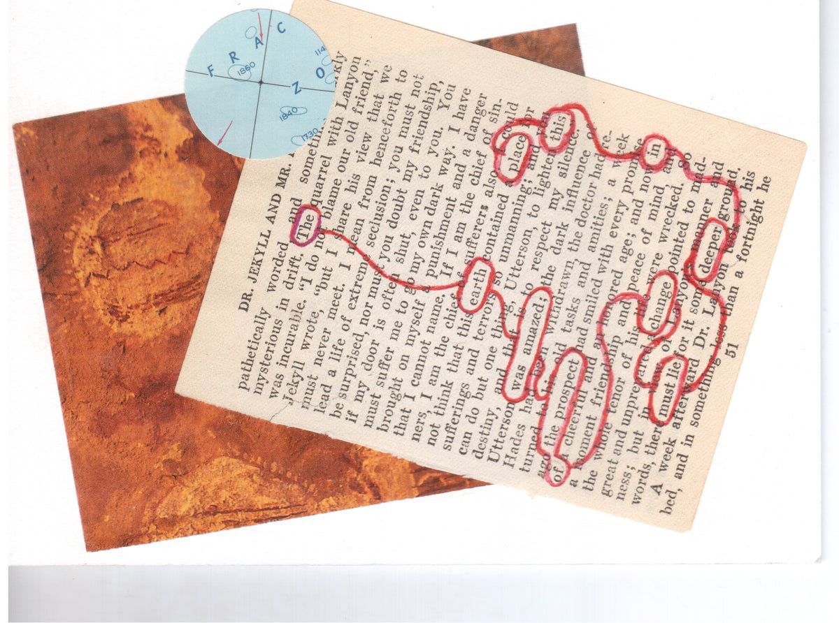 John Rigney — Correspondances #1 — original postcard artwork