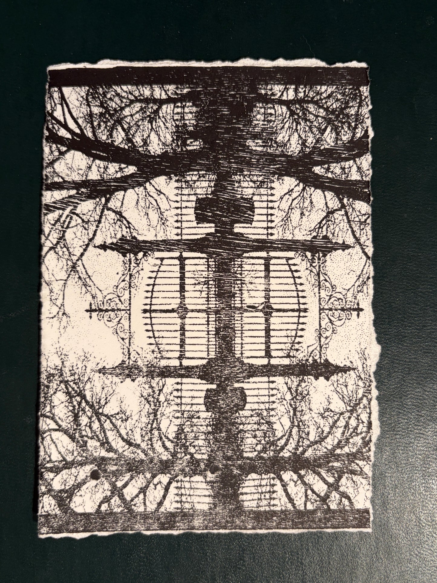 Jonathan Nicklow — Correspondances #3 — original postcard artwork