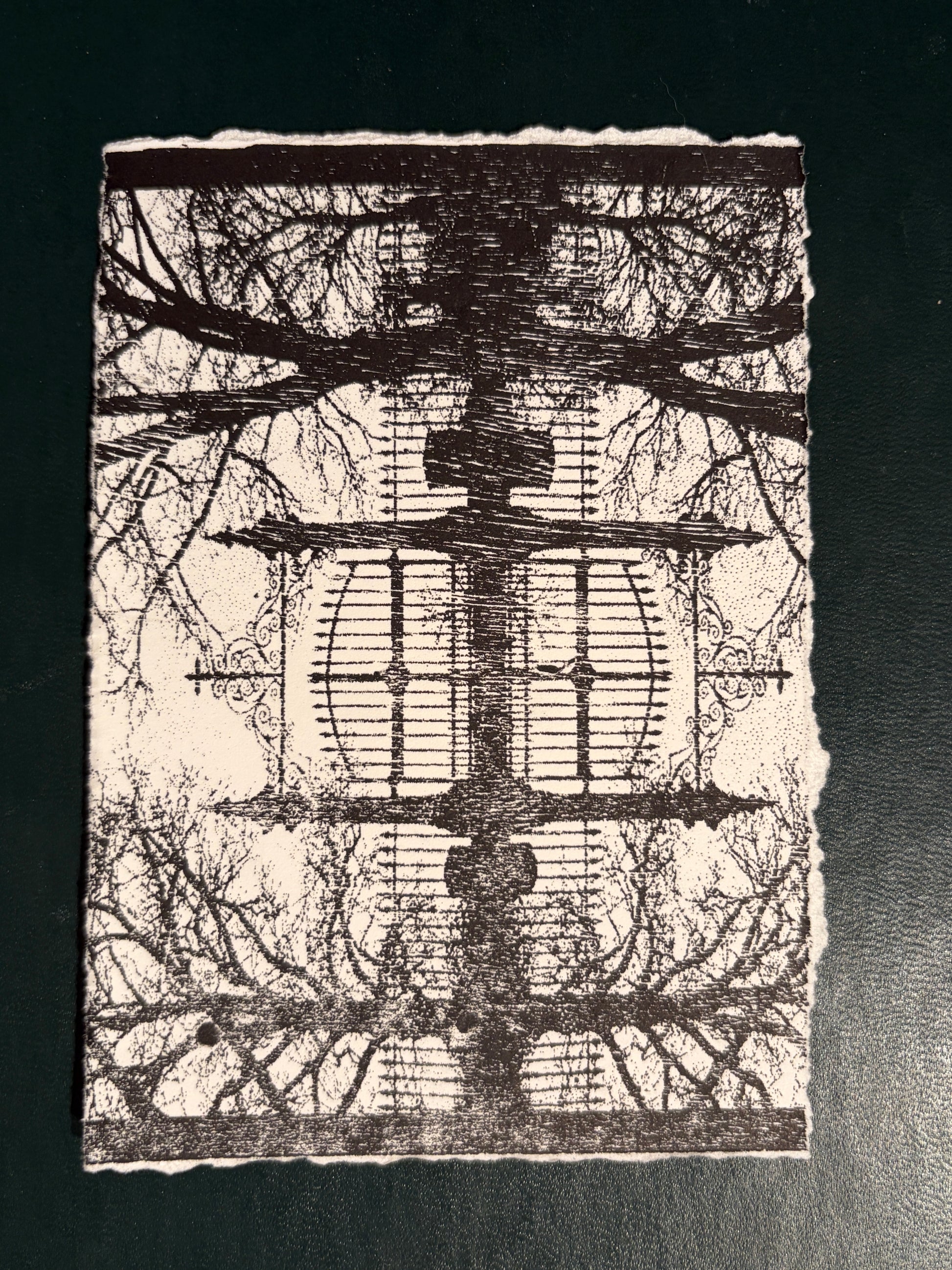 Jonathan Nicklow — Correspondances #3 — original postcard artwork