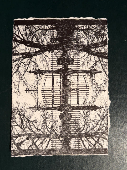 Jonathan Nicklow — Correspondances #3 — original postcard artwork