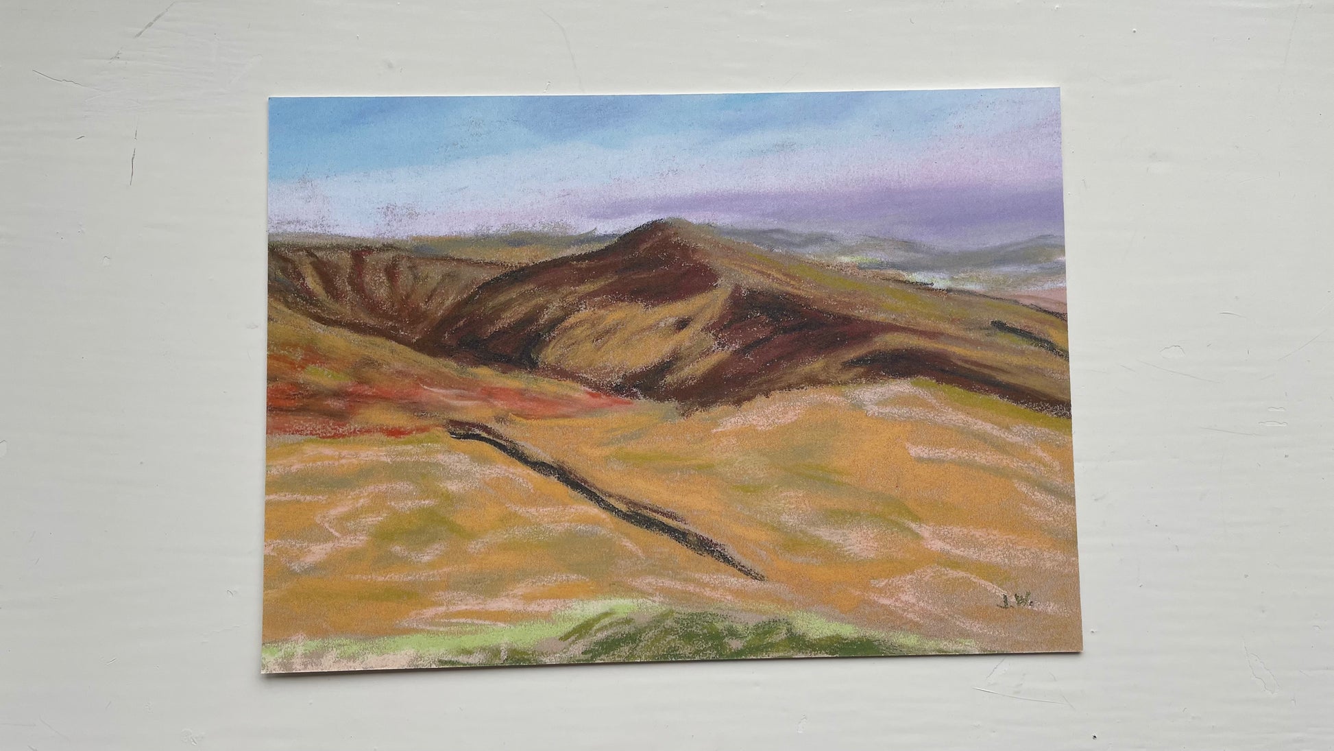 Jude Whitehead — Correspondances #1 — original postcard artwork
