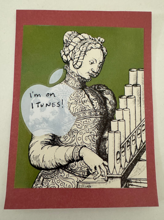 Julia Curley — Correspondances #1 — original postcard artwork