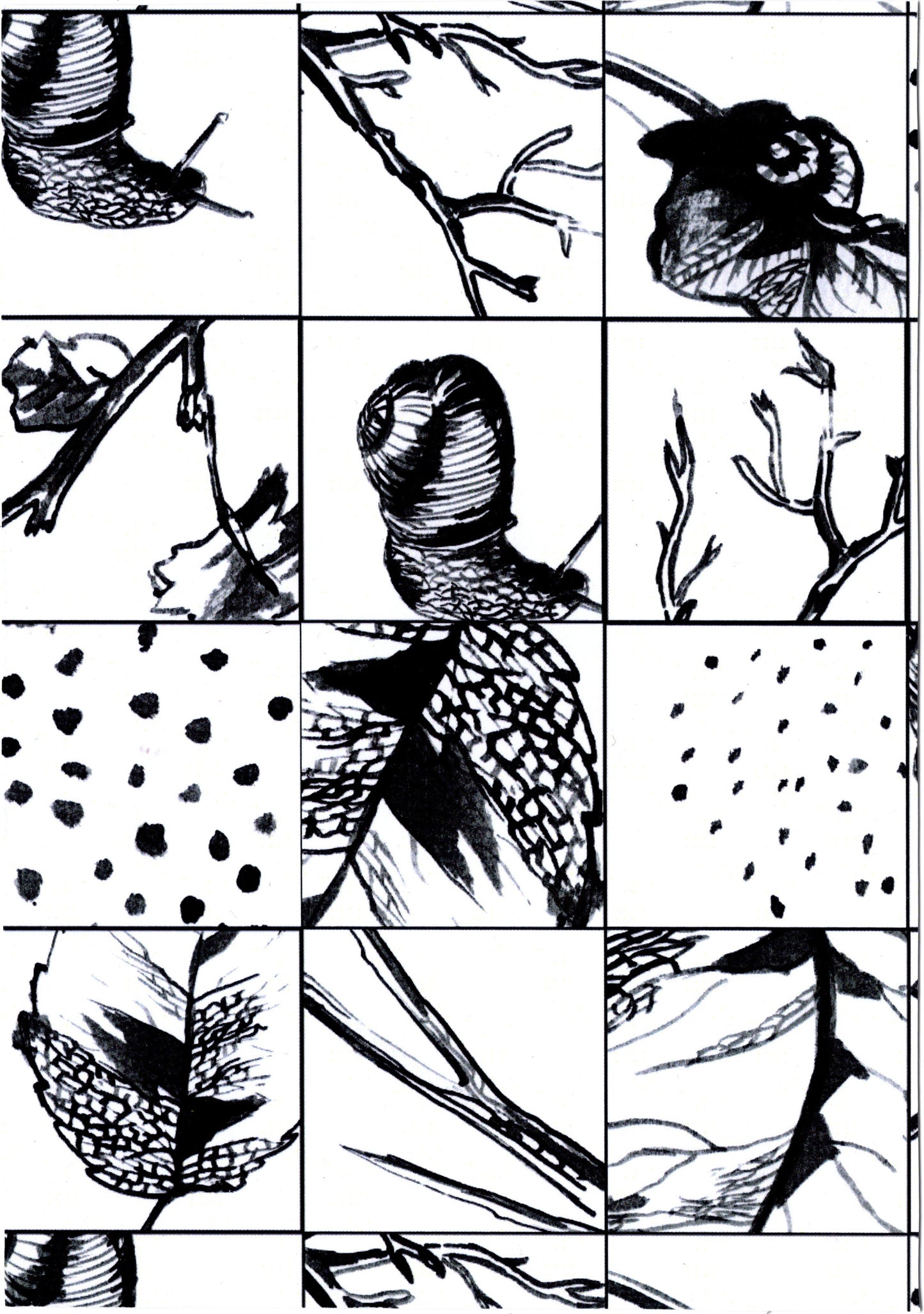 Julia Ponz — Correspondances #1 — original postcard artwork