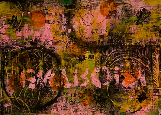 Juliana Peloso — Correspondances #1 — original postcard artwork