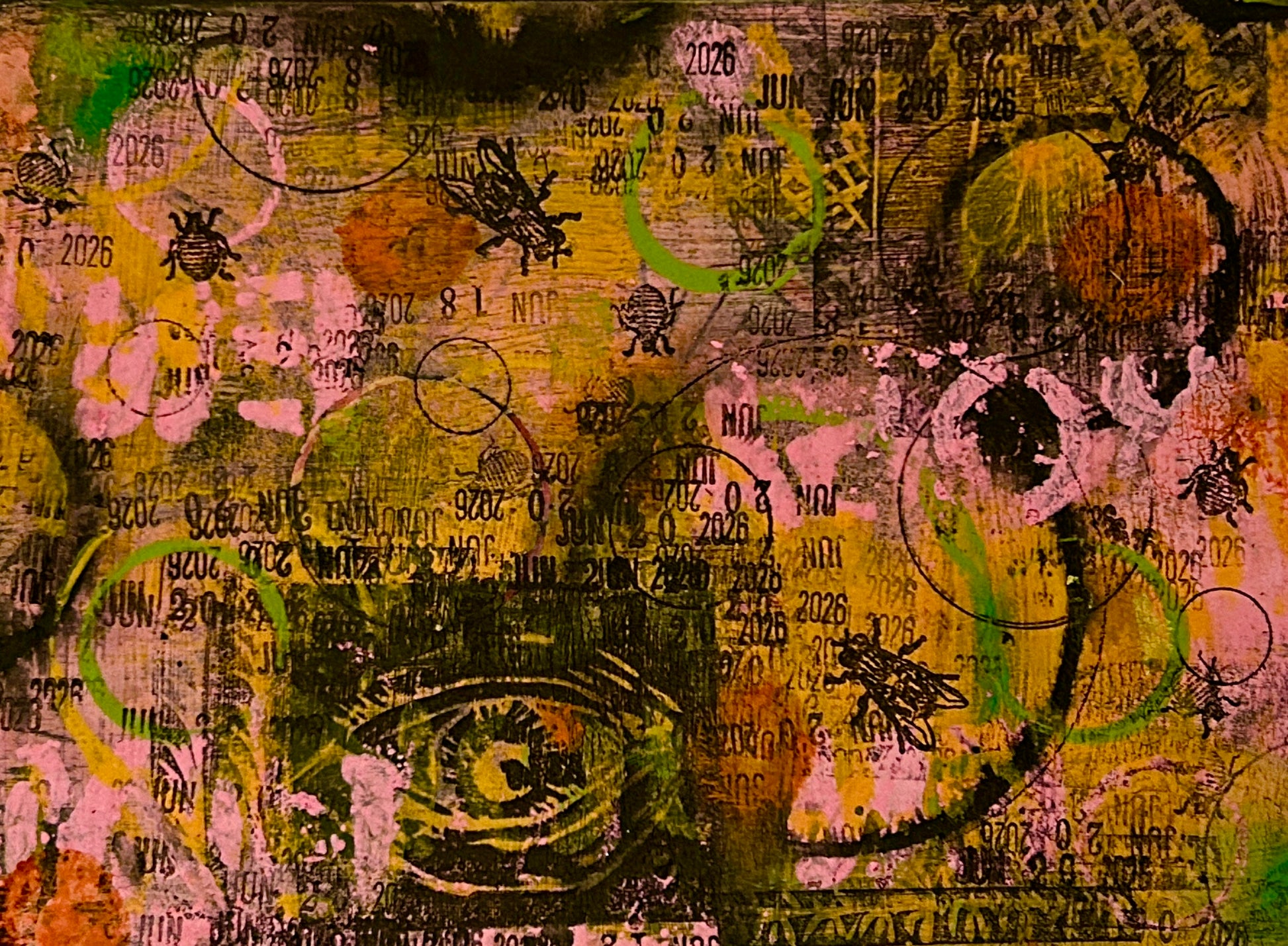 Juliana Peloso — Correspondances #2 — original postcard artwork