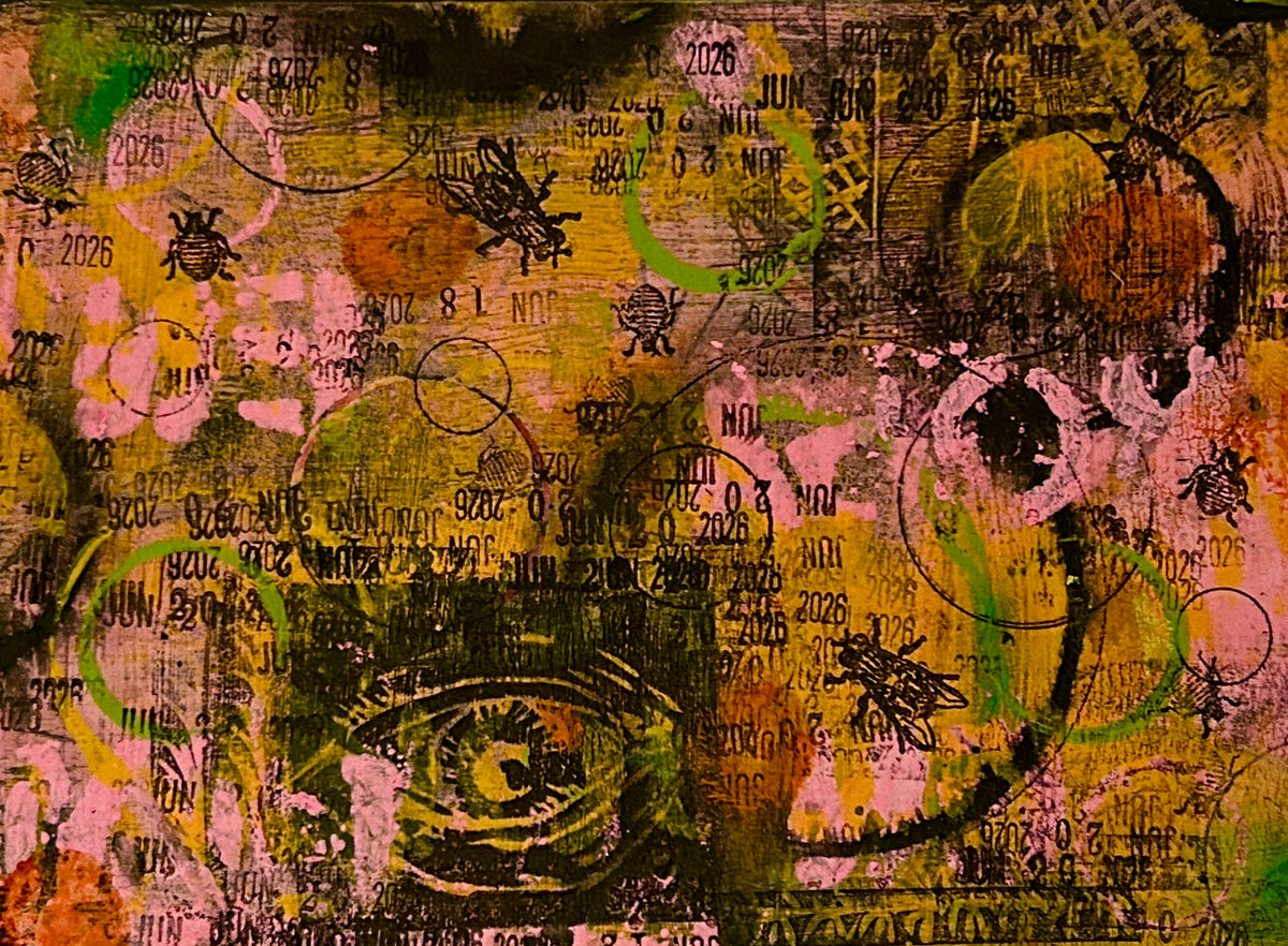 Juliana Peloso — Correspondances #2 — original postcard artwork