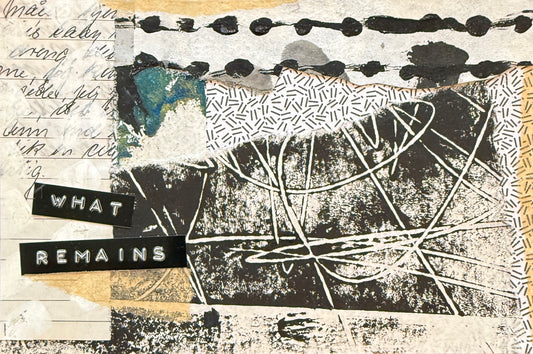 Karen Harris — Correspondances #1 — original postcard artwork