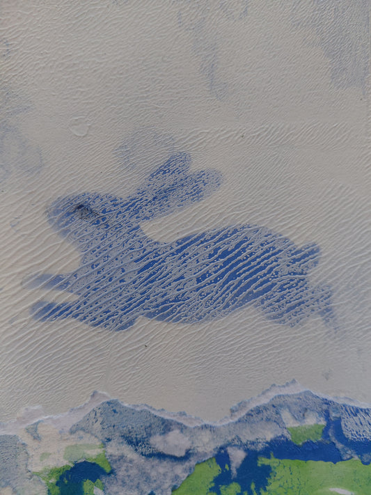 Karen Hurford — Correspondances #1 — original postcard artwork