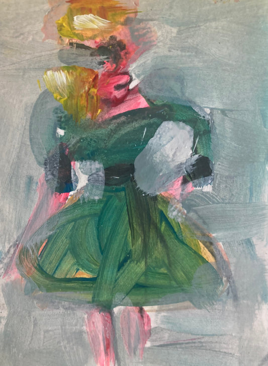 Karen Thomas — Correspondances #1 — original postcard artwork