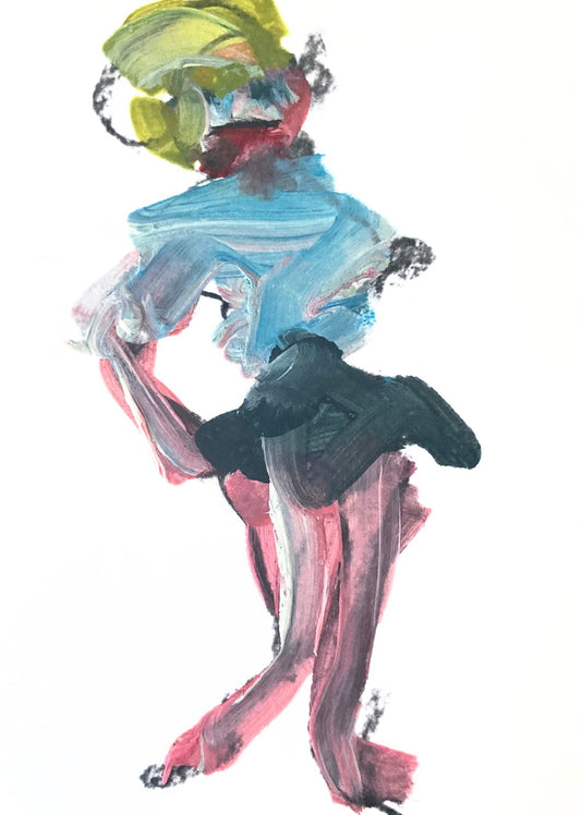 Karen Thomas — Correspondances #3 — original postcard artwork