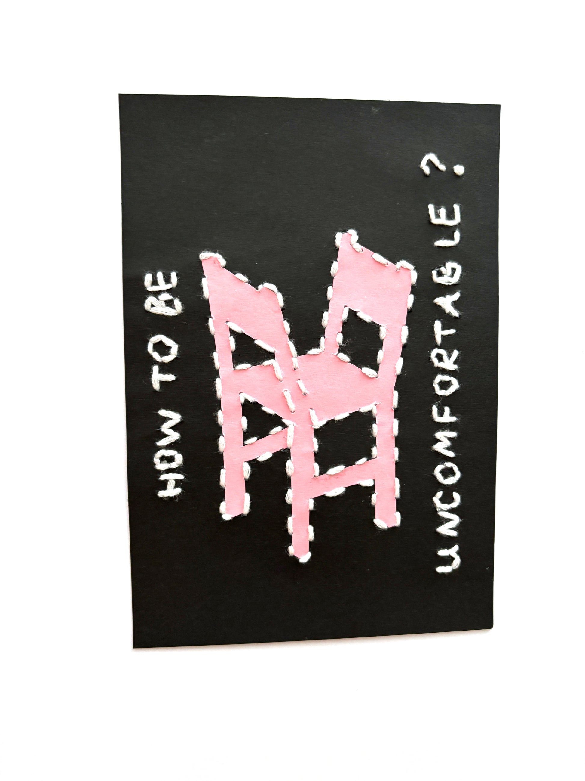 Kate Vagurina — Correspondances #3 — original postcard artwork