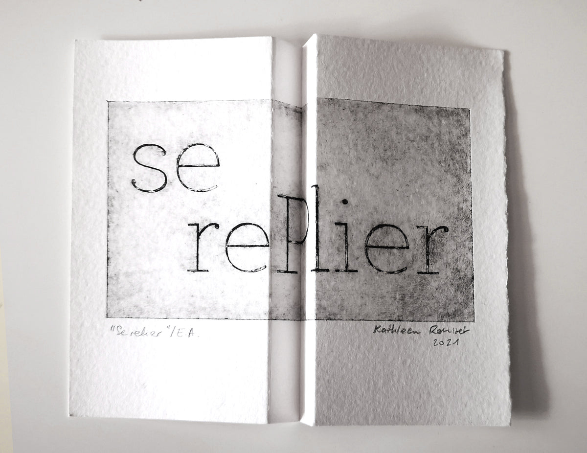 Kathleen Rousset — Correspondances #1 — original postcard artwork