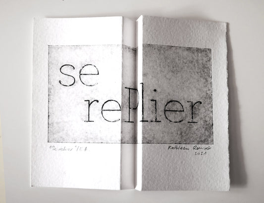 Kathleen Rousset — Correspondances #1 — original postcard artwork